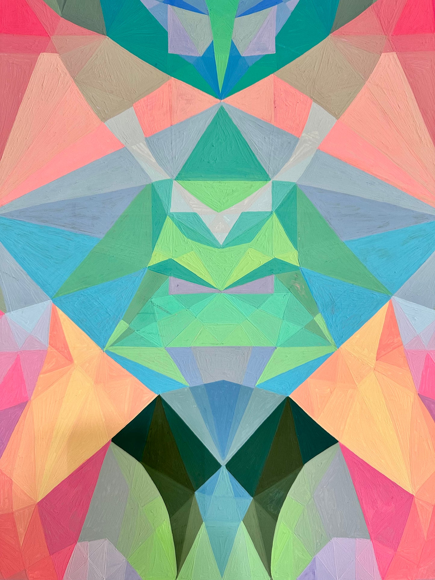 2011 Gouache on Board Ethereal Abstract Original Painting By Eryn Boone