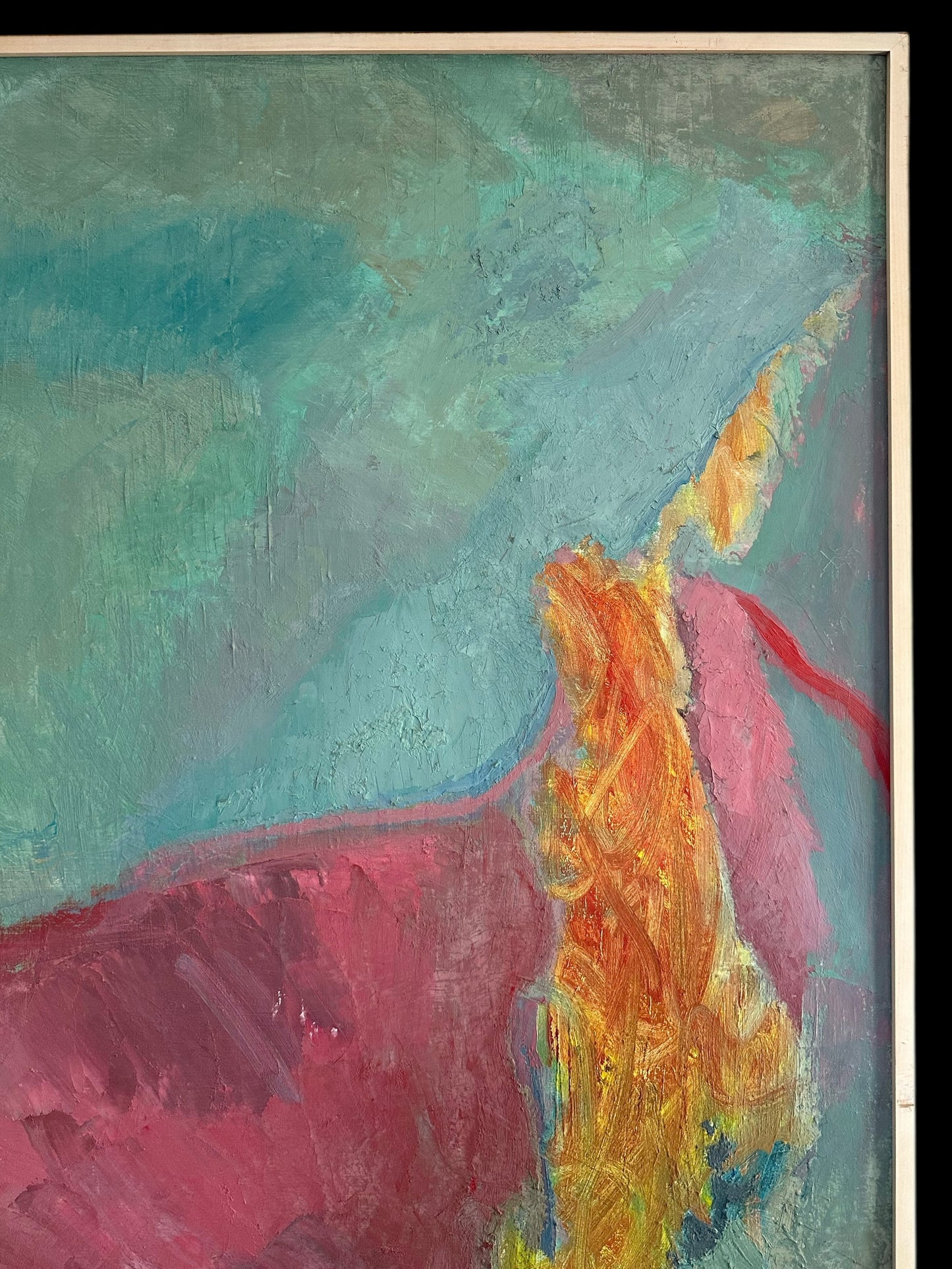Large scale 1985 G. Paller ‘Bicentennial’ Painting on Canvas