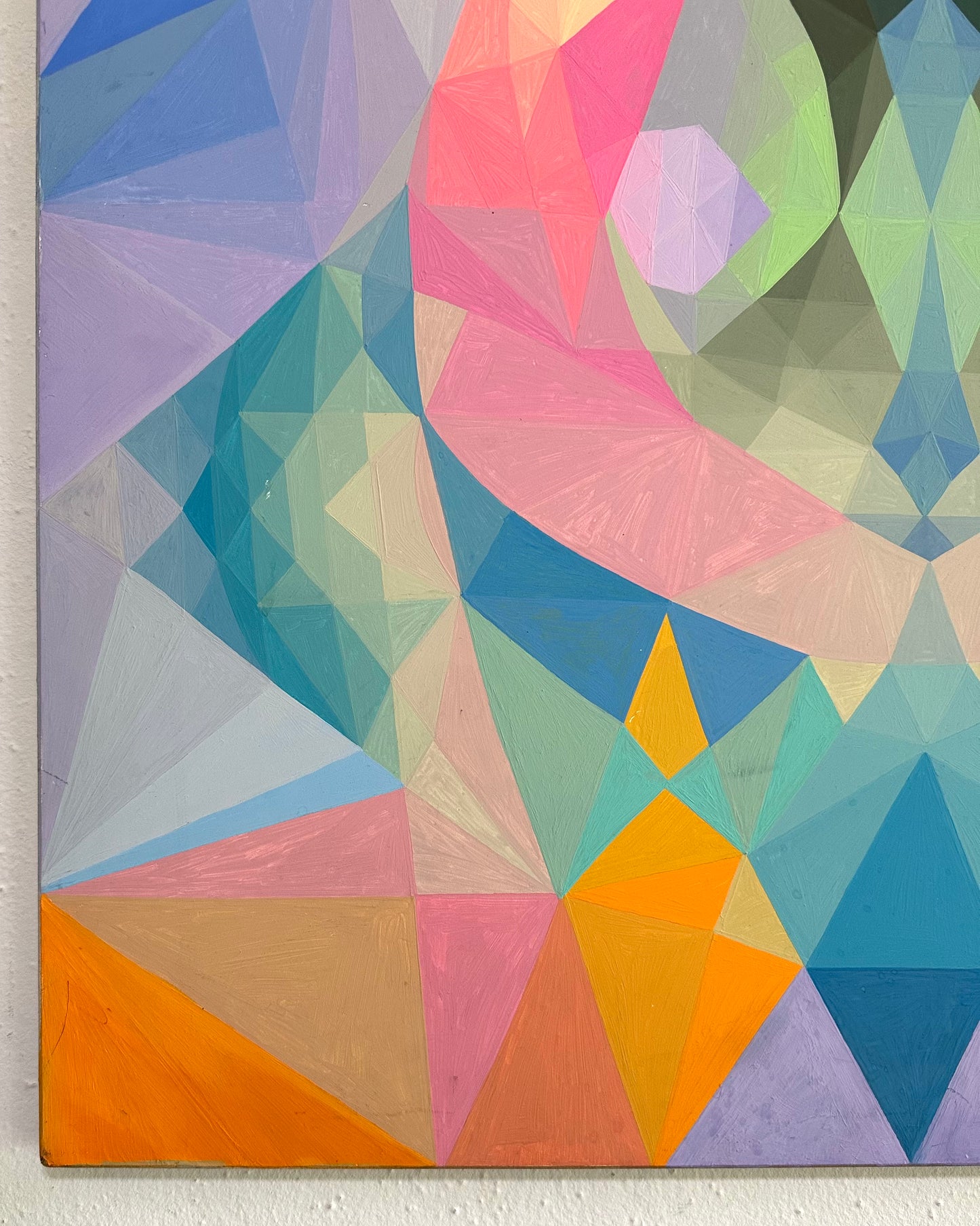 2011 Gouache on Board Ethereal Abstract Original Painting By Eryn Boone