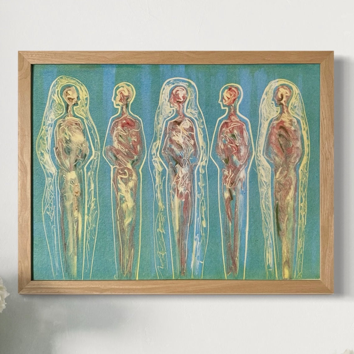 Maryanne Meltzer (1922-2014) Framed Monotype #3