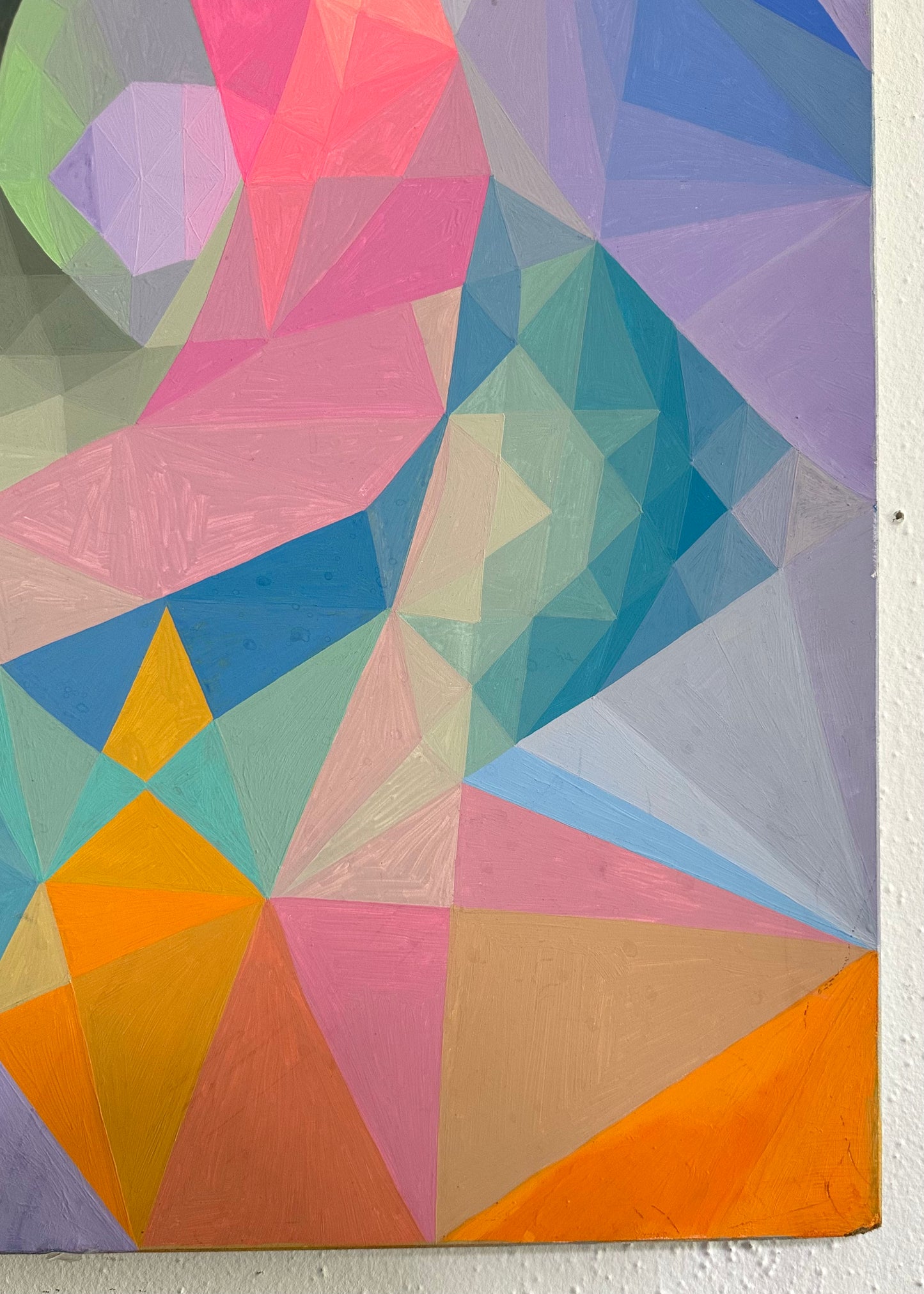 2011 Gouache on Board Ethereal Abstract Original Painting By Eryn Boone