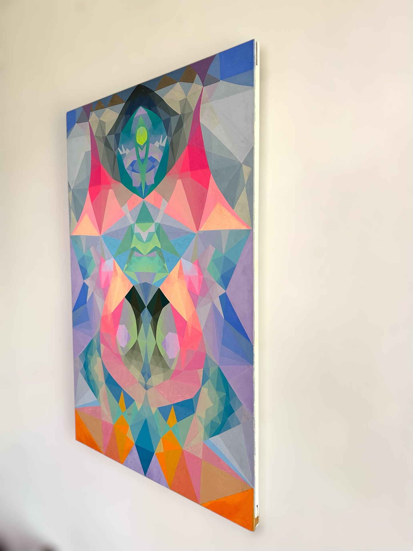 2011 Gouache on Board Ethereal Abstract Original Painting By Eryn Boone