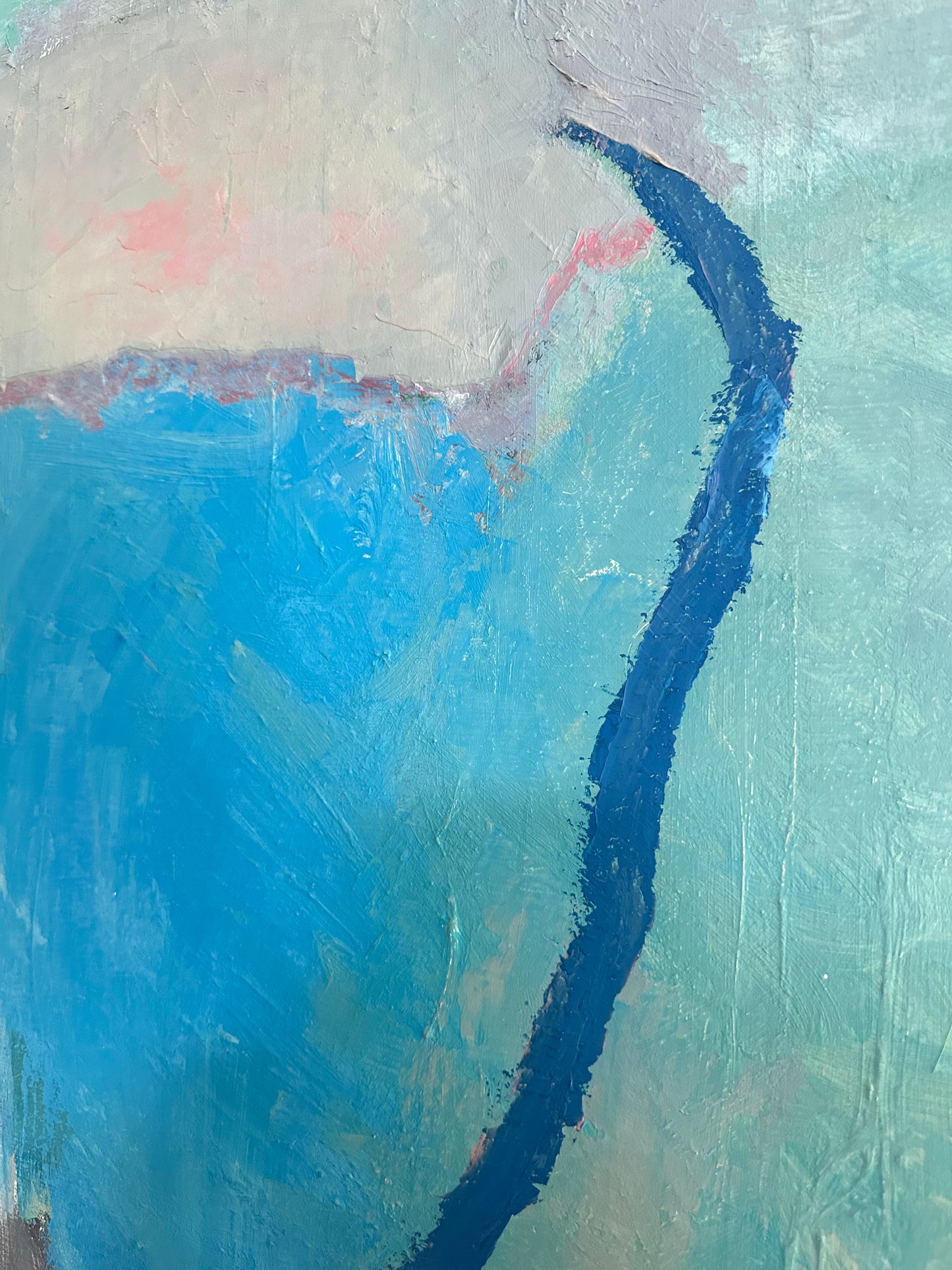 Large scale 1985 G. Paller ‘Bicentennial’ Painting on Canvas