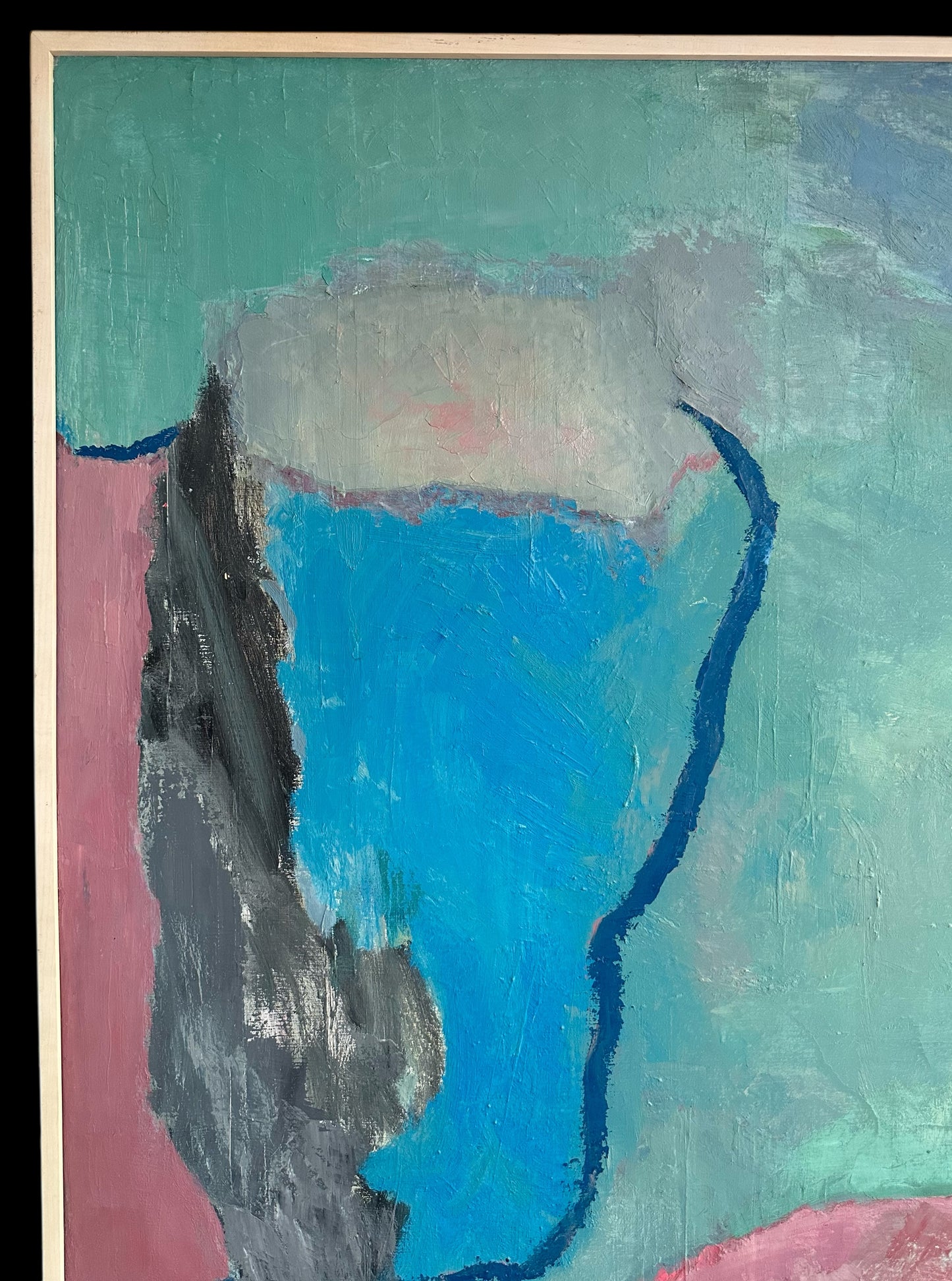Large scale 1985 G. Paller ‘Bicentennial’ Painting on Canvas