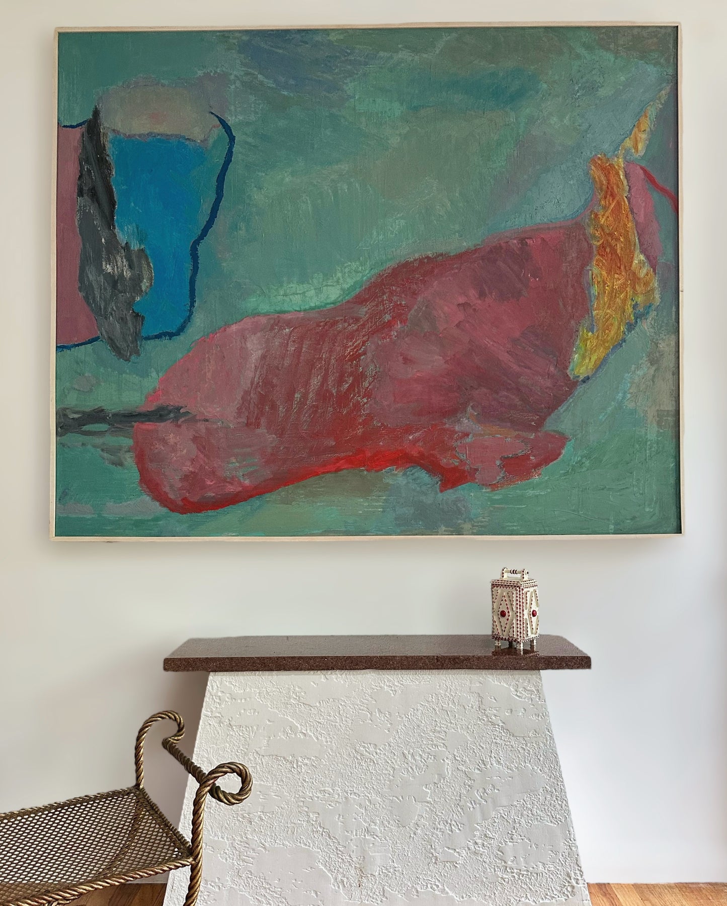 Large scale 1985 G. Paller ‘Bicentennial’ Painting on Canvas