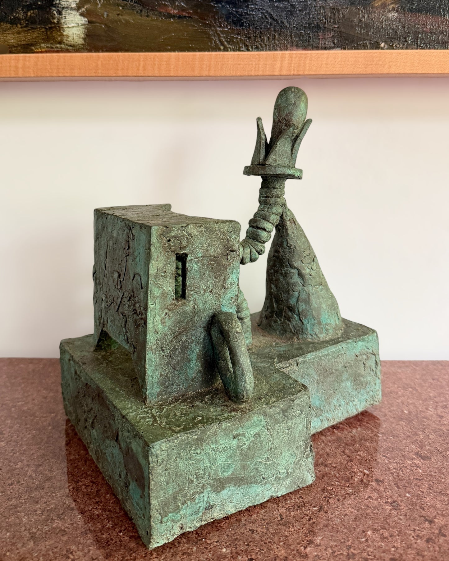 20th Century Abstract Bronze Sculpture by Susan Opie (b.1937)