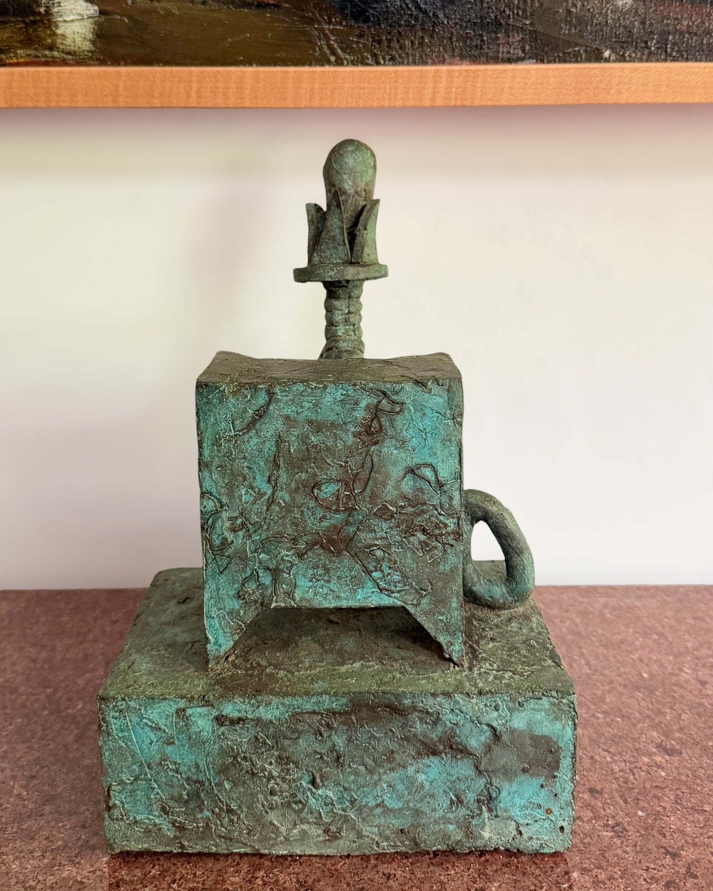 20th Century Abstract Bronze Sculpture by Susan Opie (b.1937)