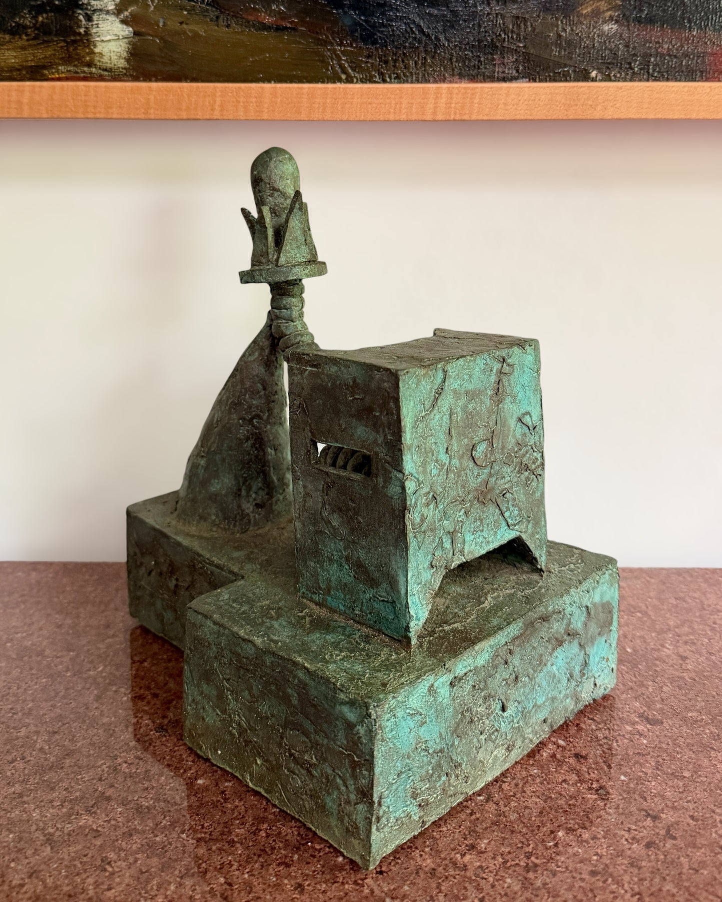 20th Century Abstract Bronze Sculpture by Susan Opie (b.1937)