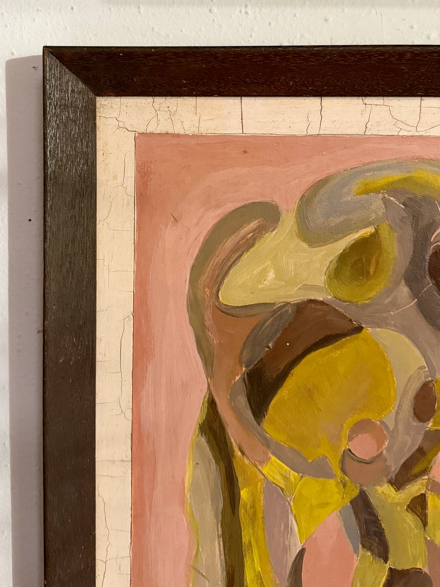 1967 Abstracted still life Oil on Panel By Oregon Artist Peg Smith