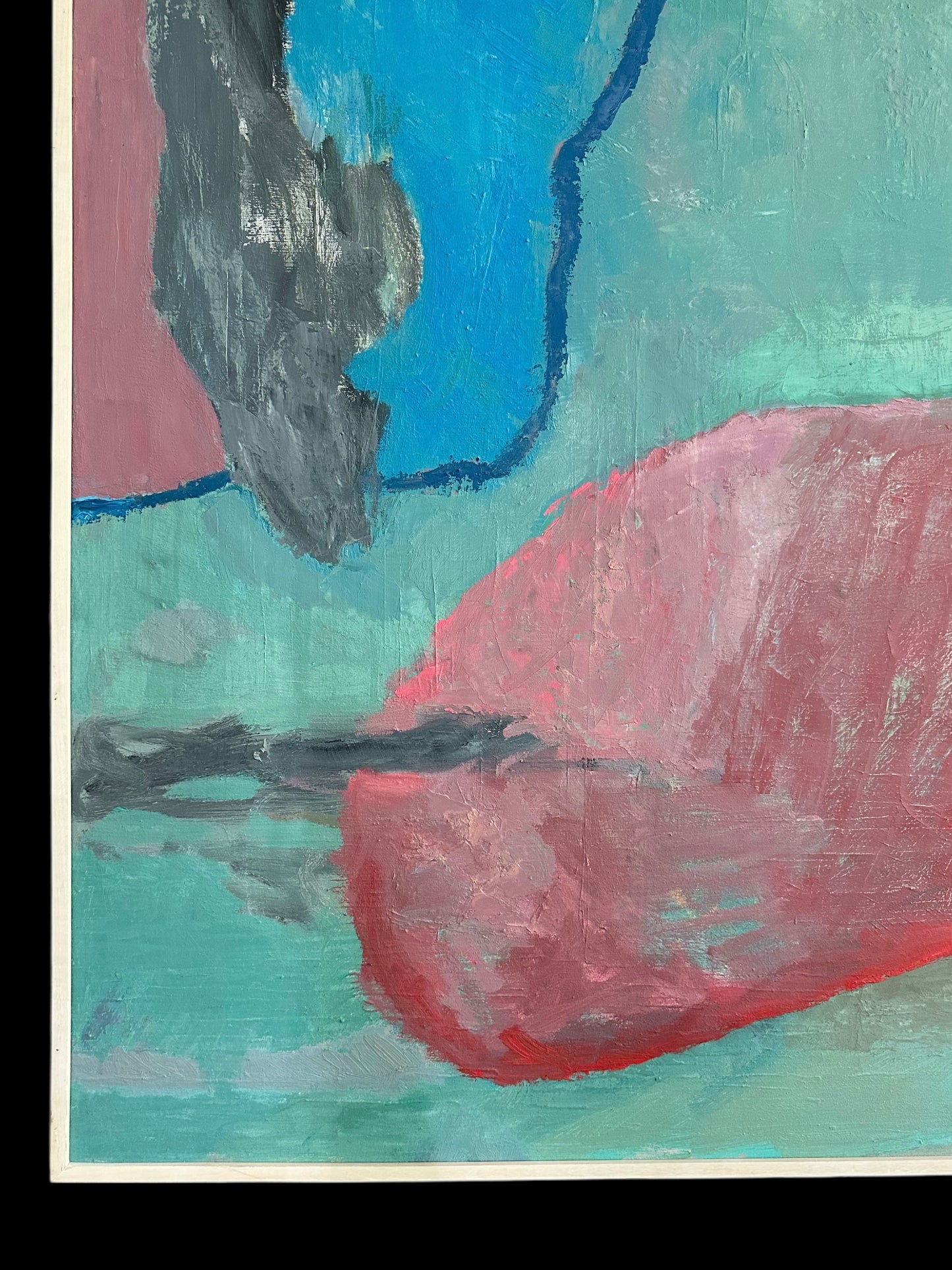 Large scale 1985 G. Paller ‘Bicentennial’ Painting on Canvas