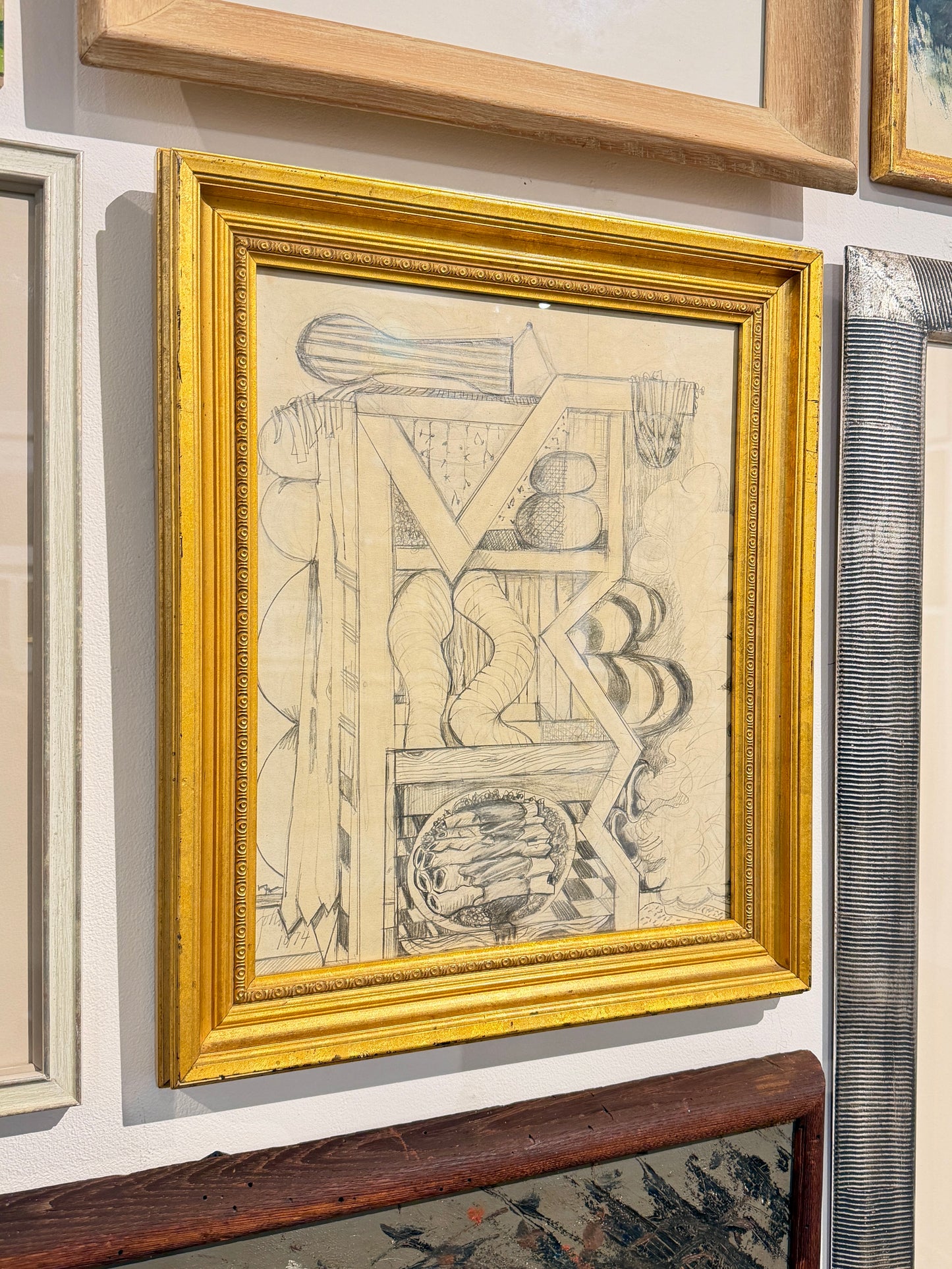 Jack Hammack (1925-1990) Original Pencil Drawing, 1974