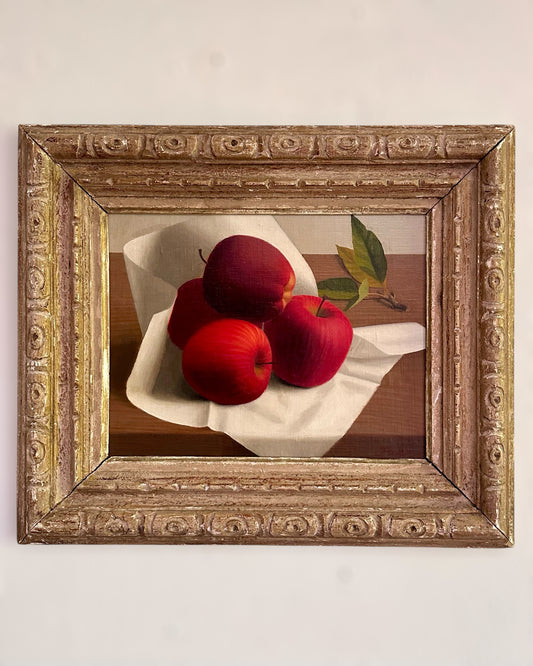 20th Century Still Life Painting signed Farr, Antique E. Bouche French Frame