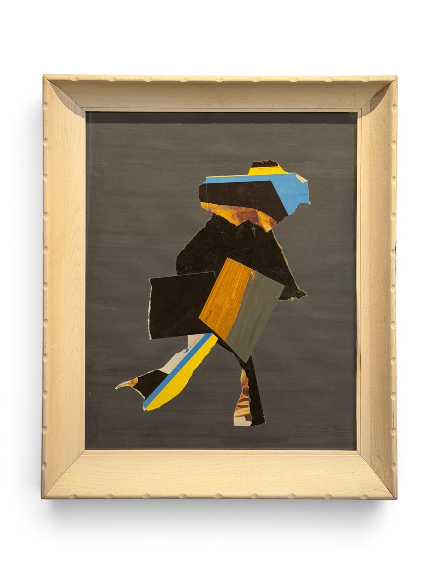 Eunice Jensen Parsons (1916-2024) Modernist Mixed Media Collage 1976