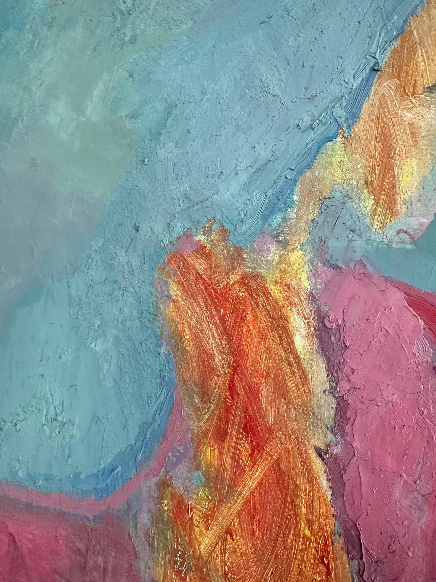 Large scale 1985 G. Paller ‘Bicentennial’ Painting on Canvas