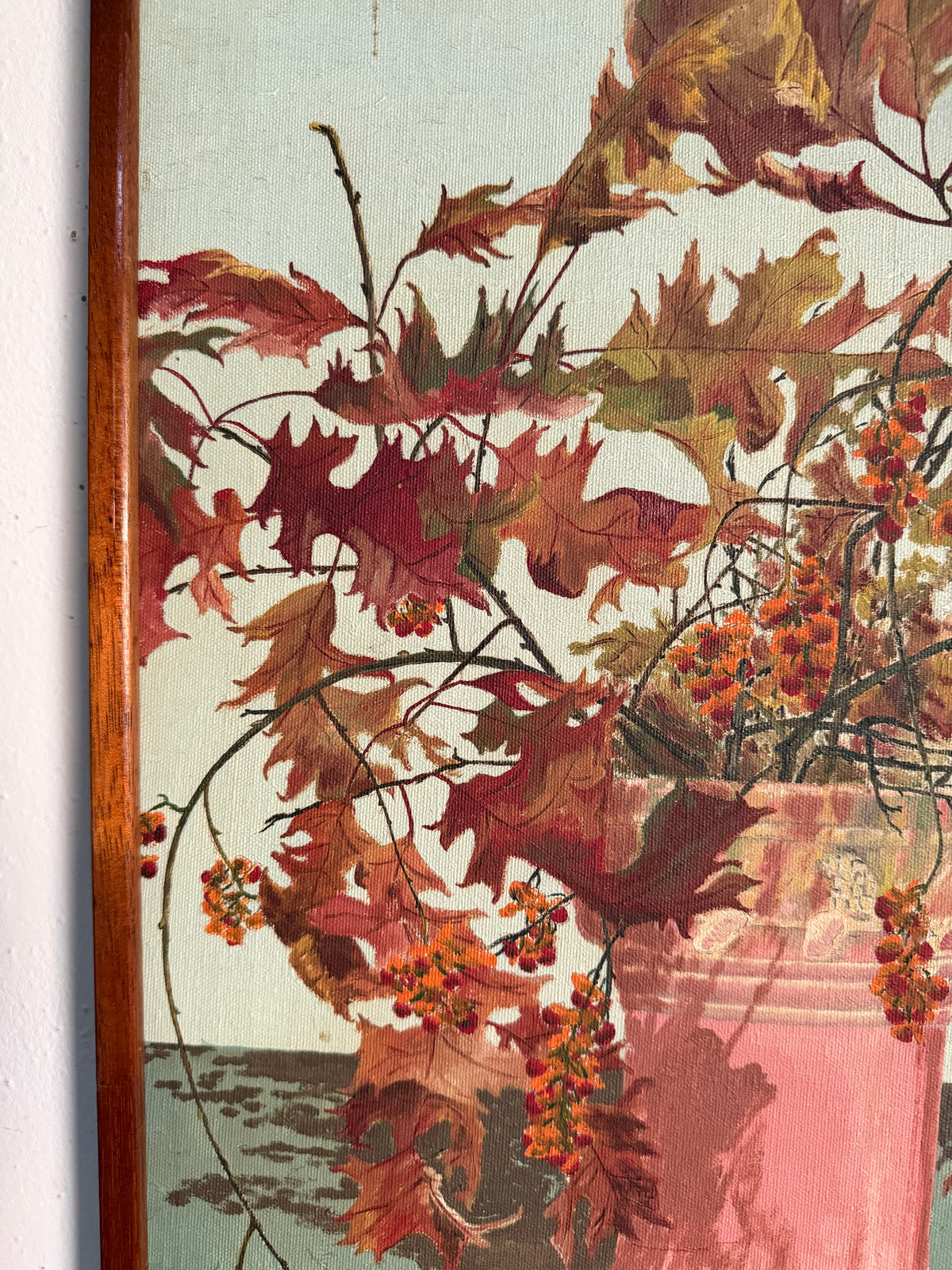 1951 Still Life With Dead Plant Oil on Canvas, Signed