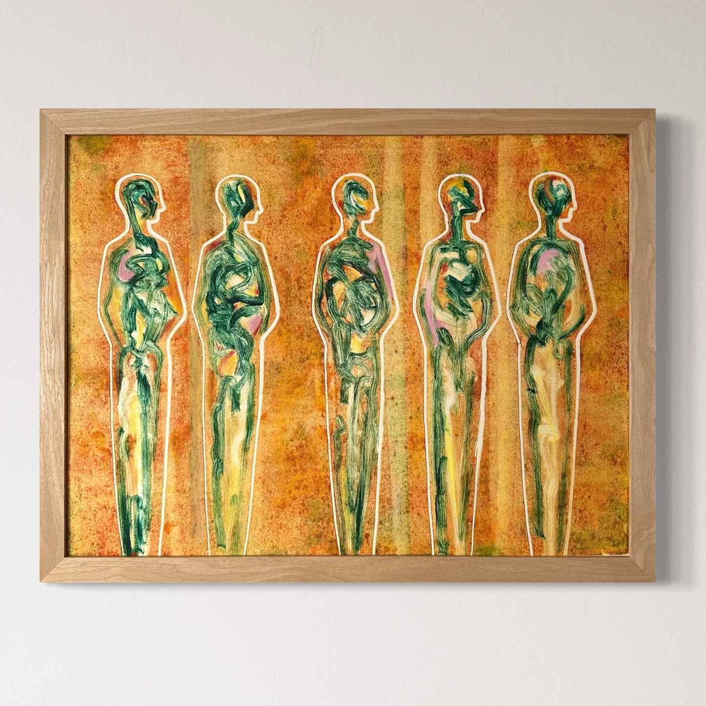 Maryanne Meltzer (1922-2014) Framed Monotype #10