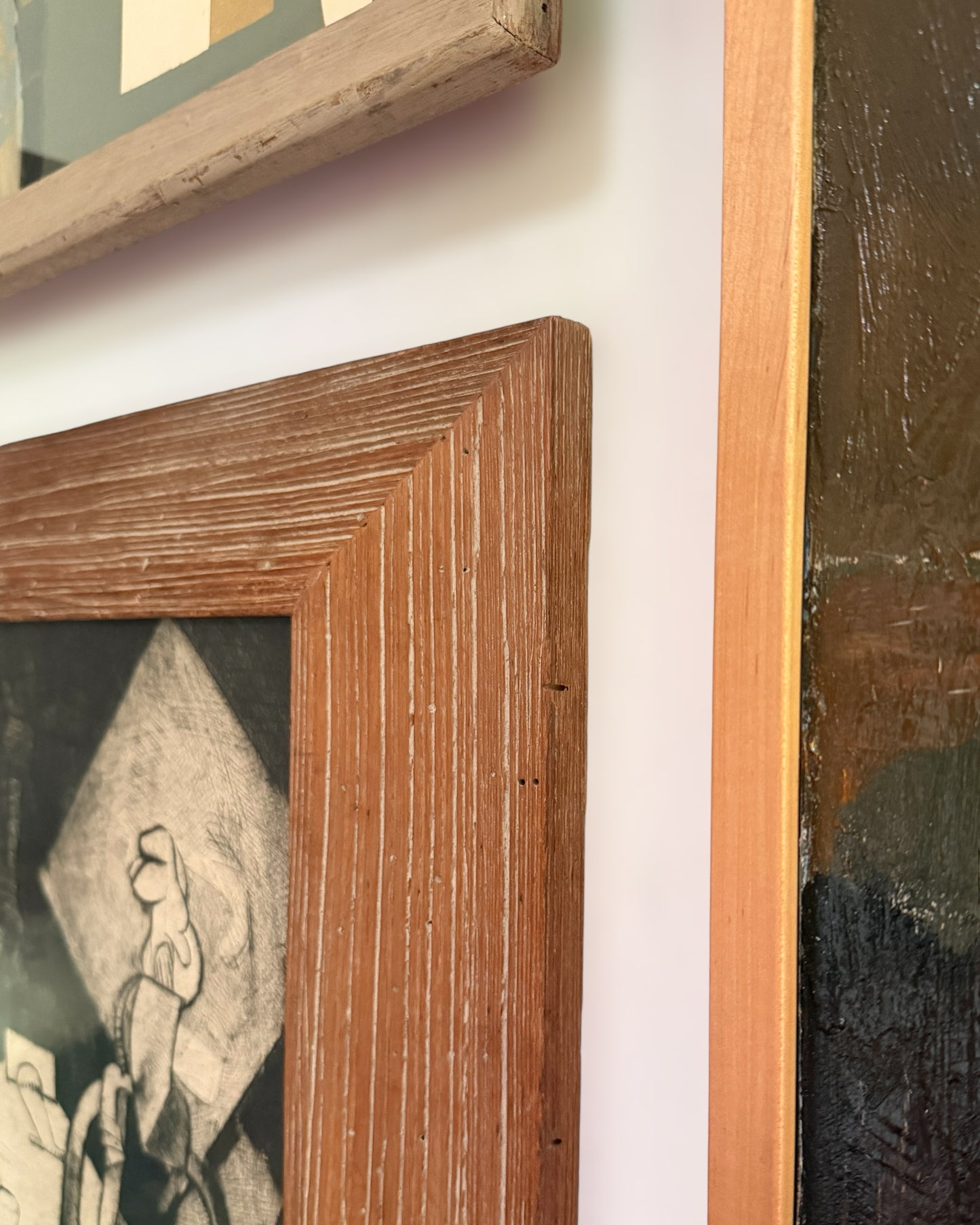 1963 John Mart Opie (b.1936) “Sea Captain” Intaglio in Artist Made 1950s Frame